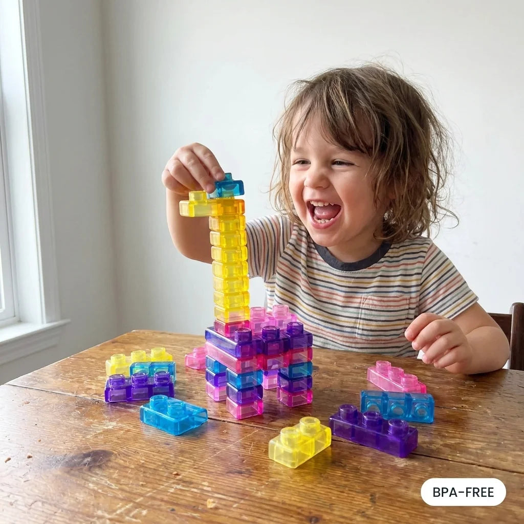 JellyBricks™ Squishy Building Blocks